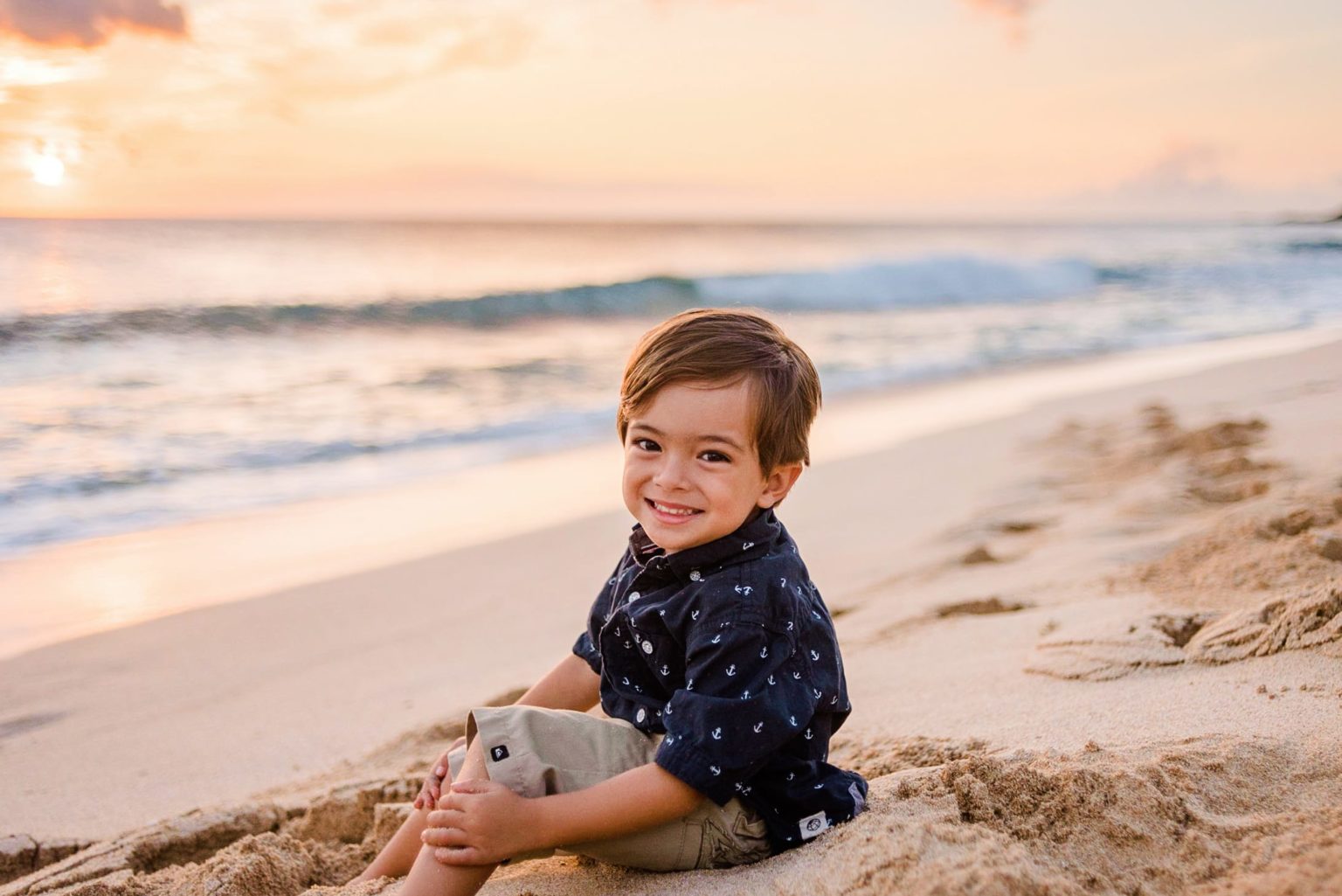 Oahu Family Photographer - Beautiful Oahu Sunset Portraits - Hawaii ...