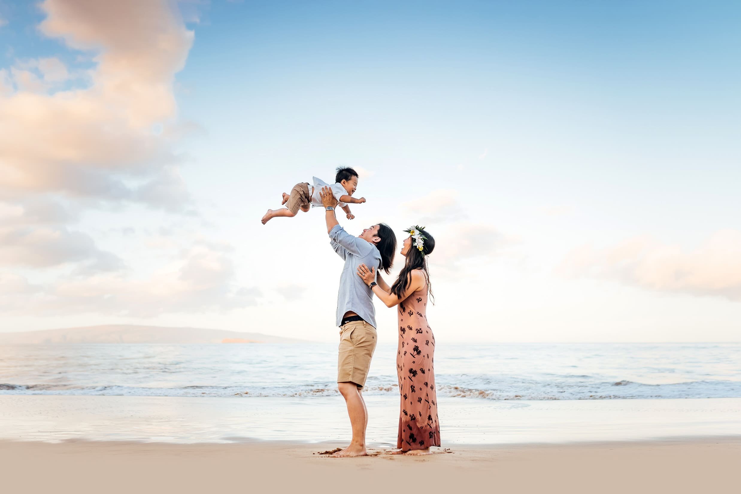 Maui Sunrise Family Photography Beach Session