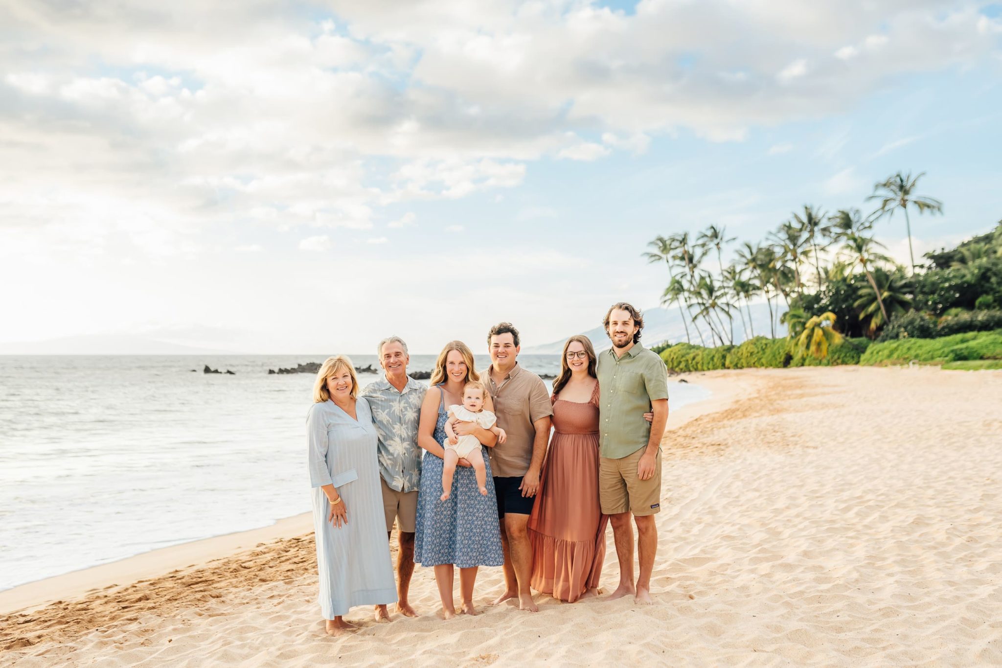 Family Photos at Sunset Maui Hawaii Photographers Hawaii